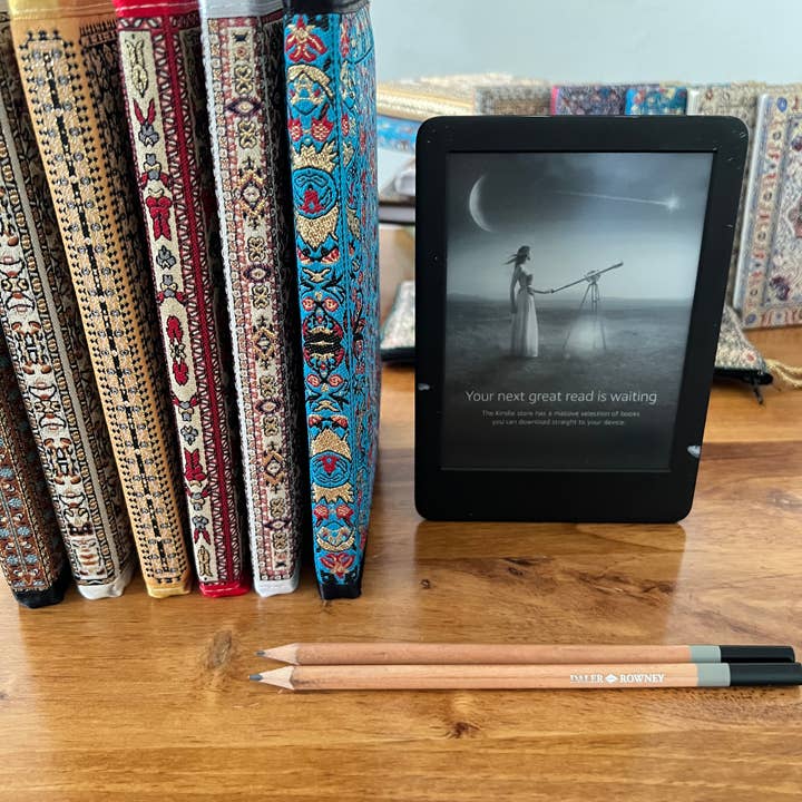 Umays Boho - Wholesale Notebook - Beige Large Notebook, Boho Journal, Carpet Notebook Journal2