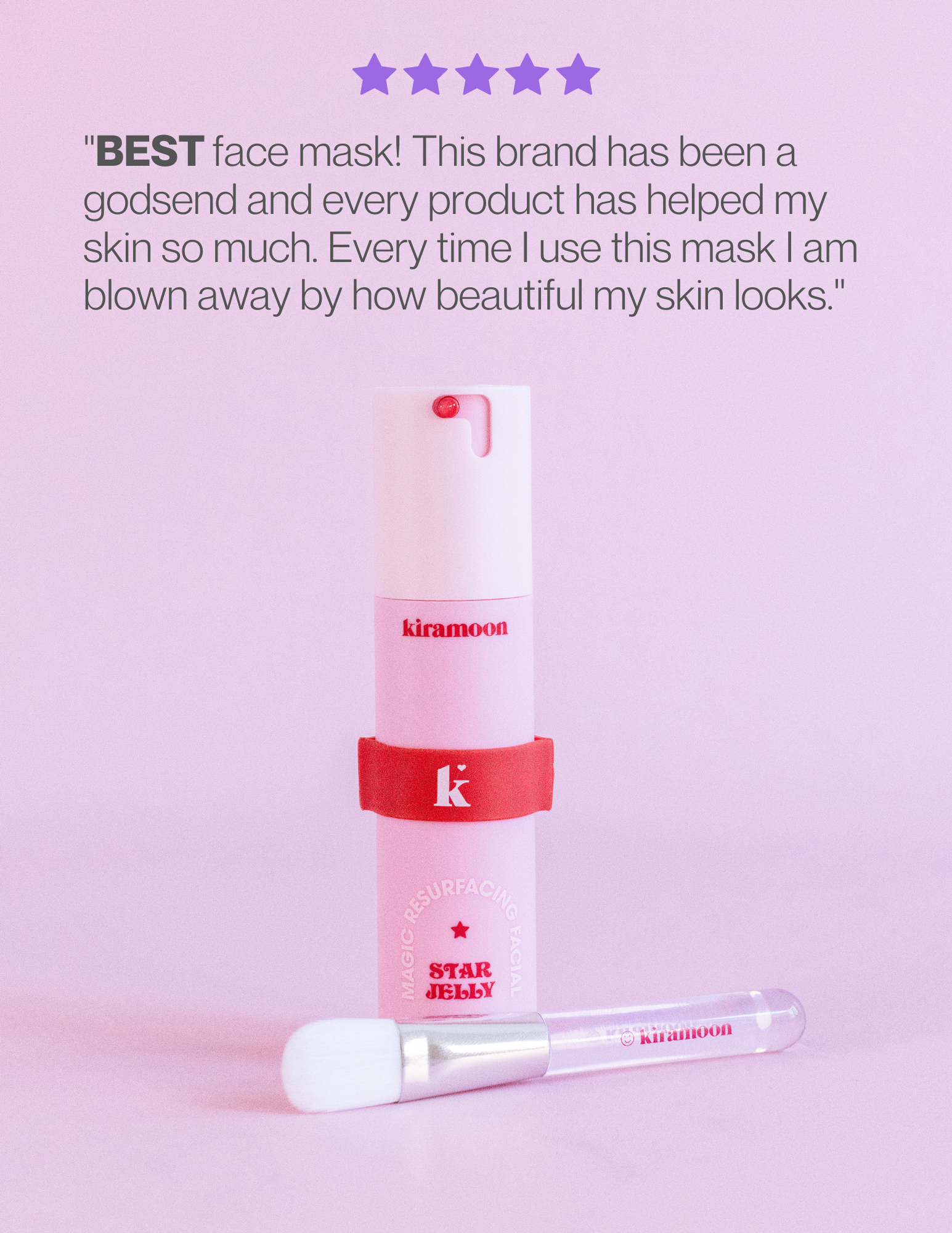 Kiramoon - Wholesale Skincare Face Mask - Star Jelly 10% AHA Resurfacing Facial Mask8