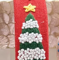 Quince Fables – Engroshandel Pandebånd - Dame – Julebroderet pandebånd & turban ✅3