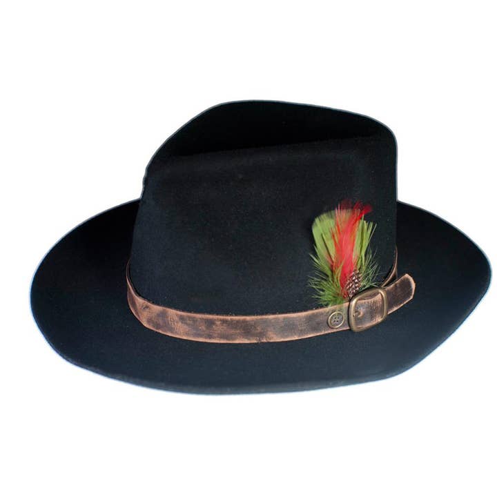 The Bromley Felt Hat - Black for wholesale on Faire0