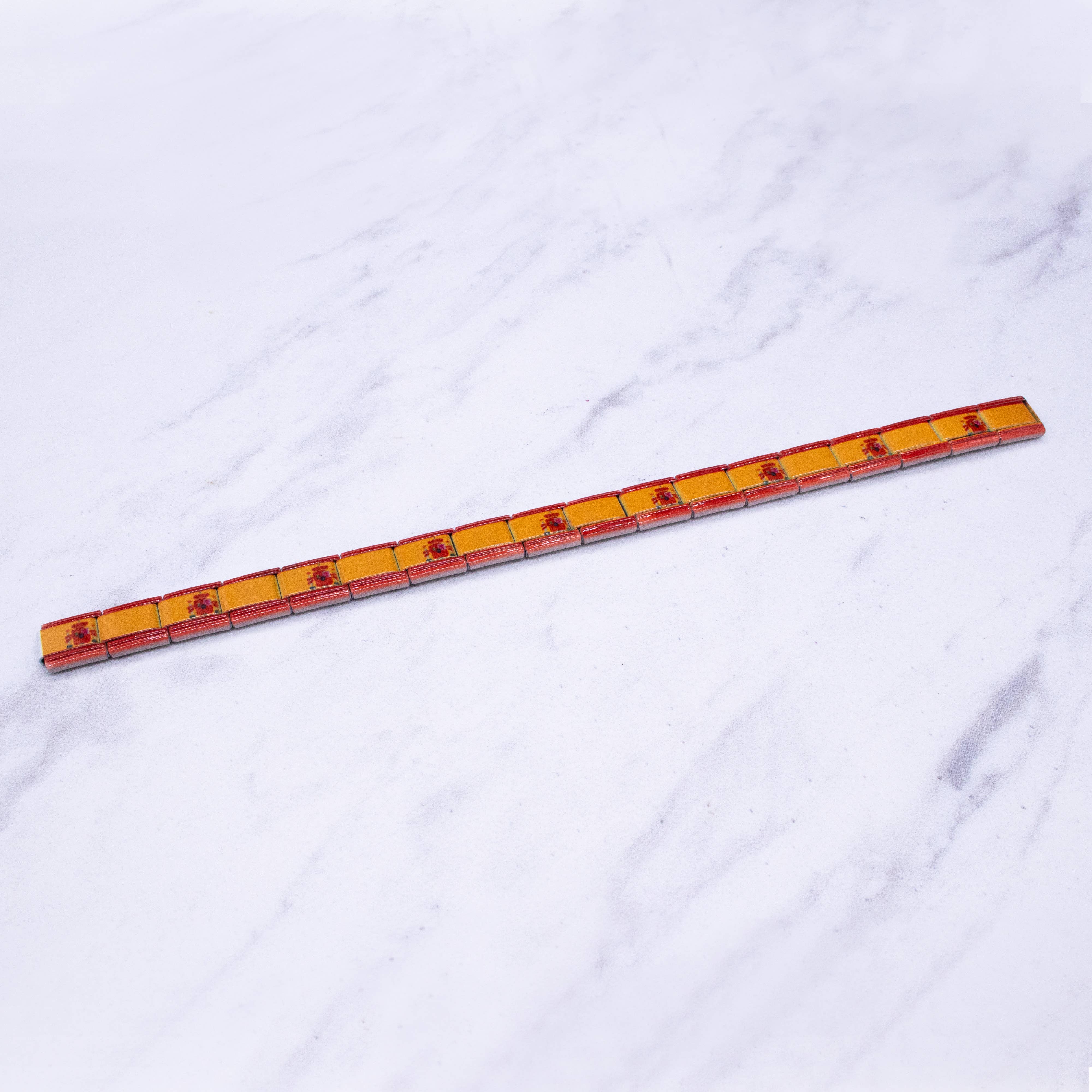 Natalia - Wholesale Charm/Dangle Bracelet - Italian Charm Bracelet Flags - Link Jewelry36