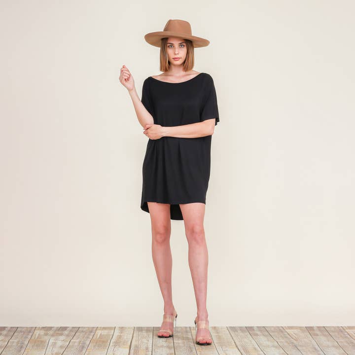 ROLYPOLY - Wholesale Dress - Women's - Loose T Shirts Home Short Shirt Mini Dresses Tunic