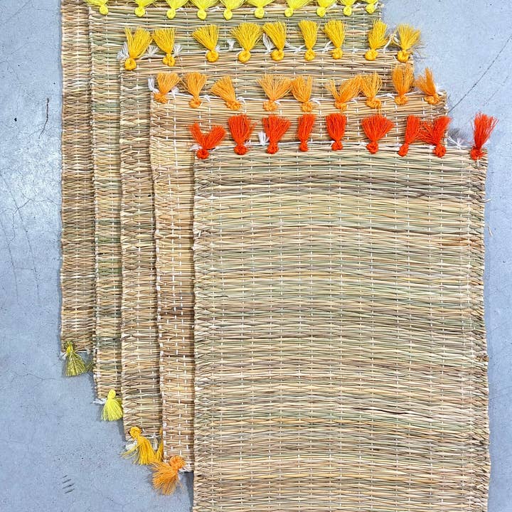 SOUK in the CITY - Wholesale Placemat - Handwoven Moroccan PLACEMATS with TASSELS18