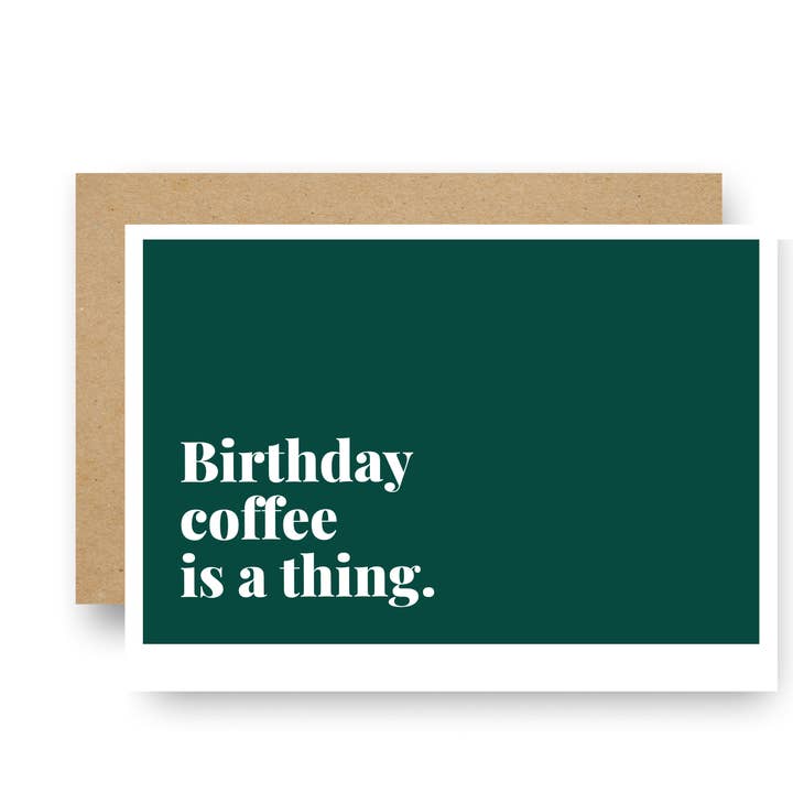 Verjaardagskoffie is een dingenkaart voor wholesale door Careerlog