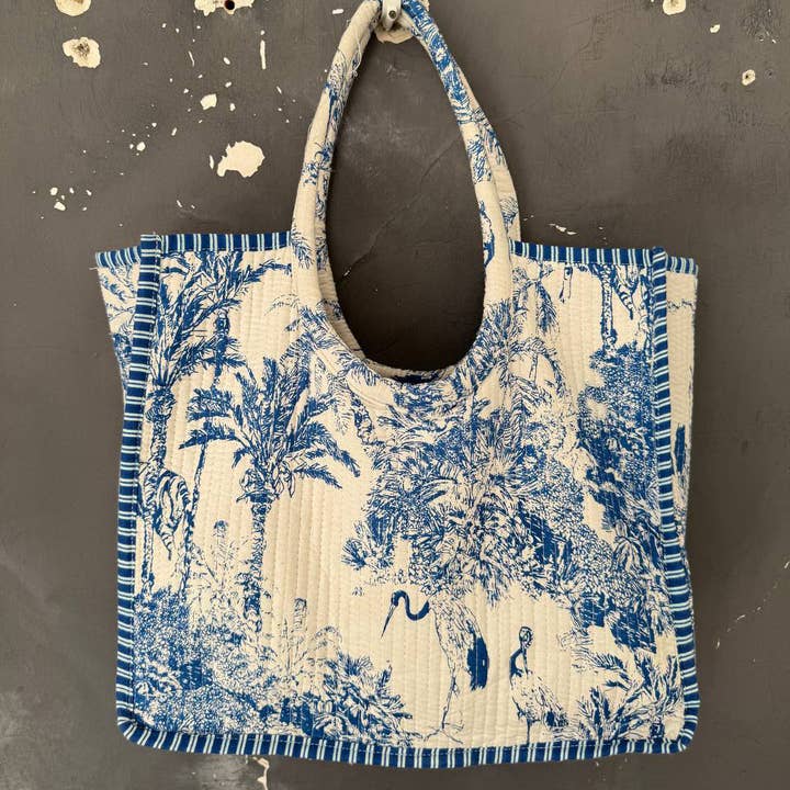bhavnas boutique - Wholesale Tote Bag - Women's - Handmade Cotton Printed Bag Shopping Bag Quilted Cotton Bags1