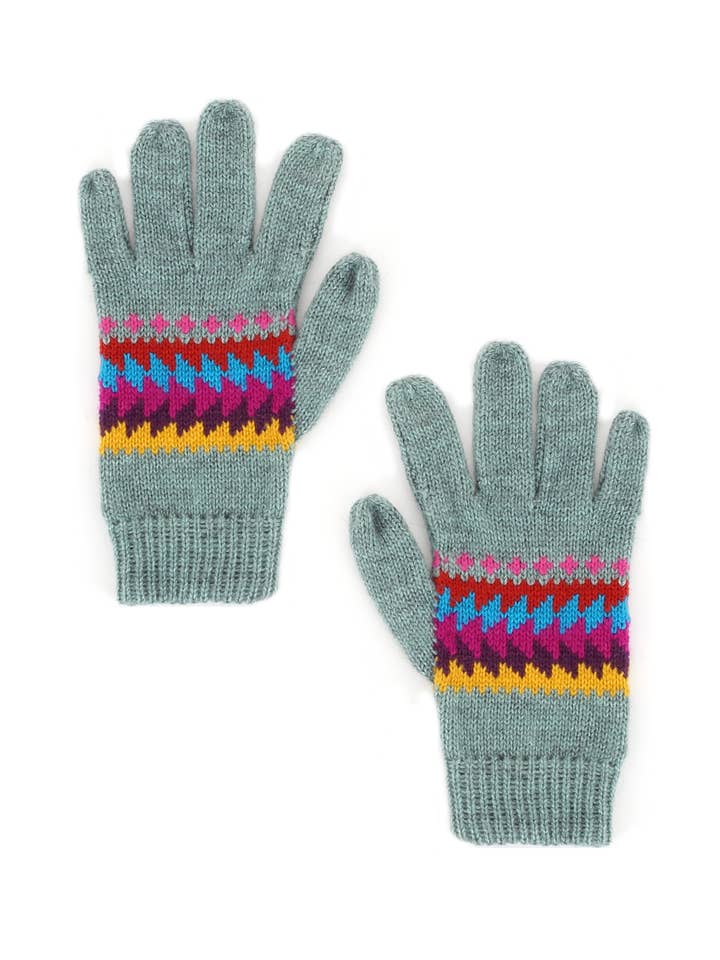 QUECHUA GLOVES 100% ALPACA WOOL for wholesale by DIWALI PARIS