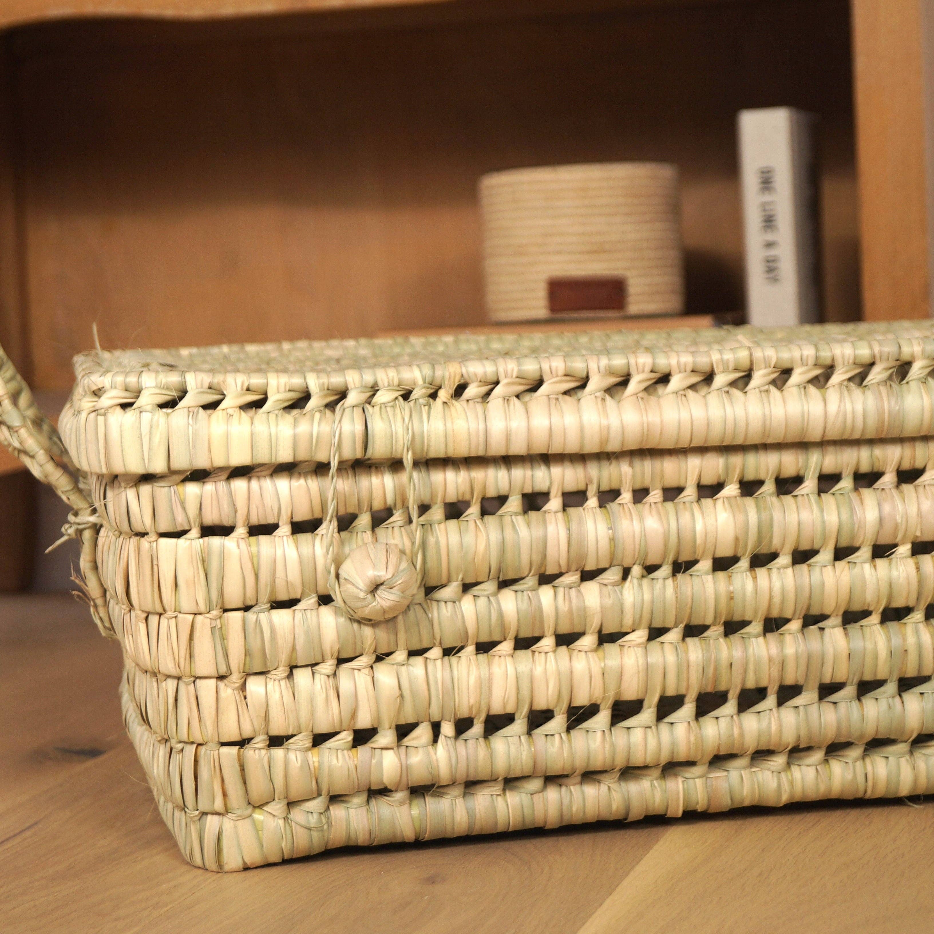 Bohome Living - Wholesale Basket - Underbed basket in palm leaves 100cm4