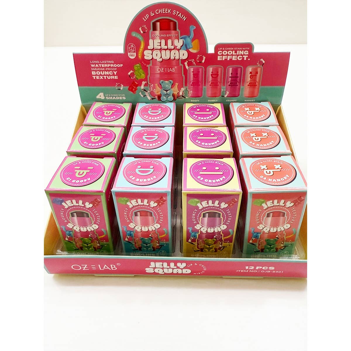 MIX COLOR Jelly Squad Cooling Lip and Cheek Stain for wholesale on Faire5