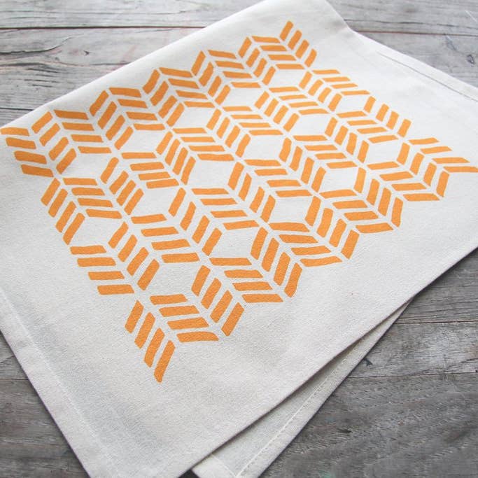 Strofinaccio a zigzag giallo per la vendita all'ingrosso da parte di Morris & Essex