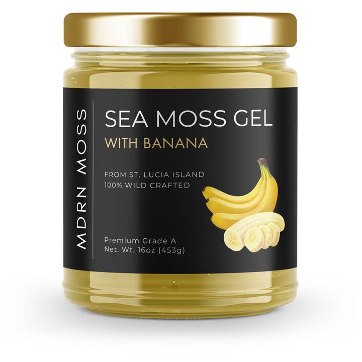 Sea Moss Gel with Banana for wholesale by MDRN Moss