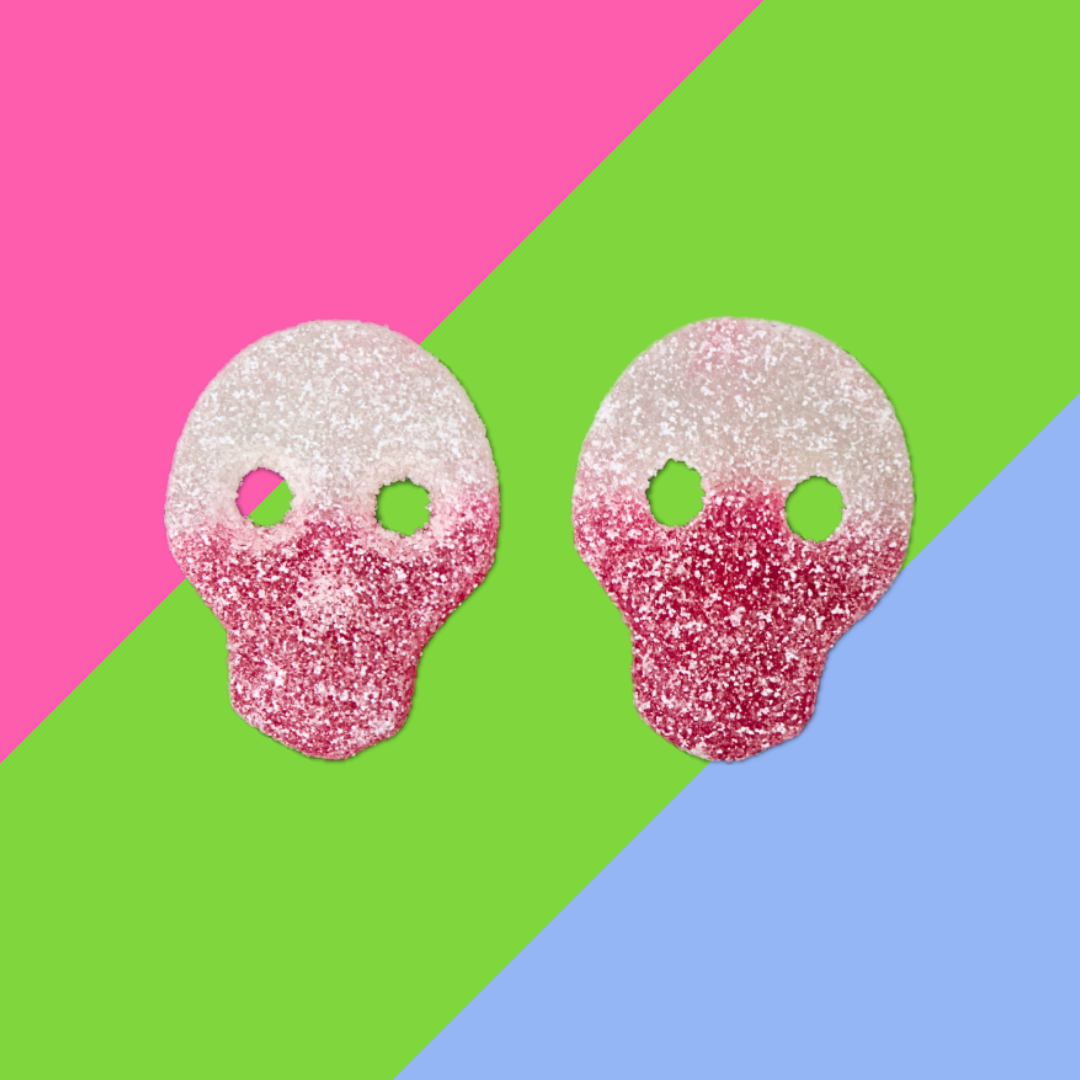 Gaffney's Sweets & Treats Wholesale – wholesale Gummy – Candycrave Vegan Red and White Skulls 2kg1