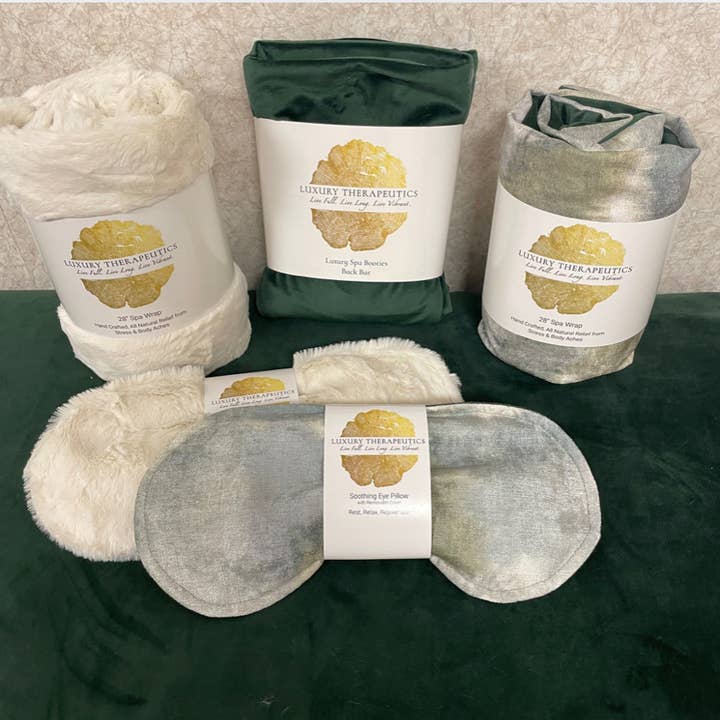 Luxury Therapeutics - Wholesale Spa/Therapy Pillow - Heatable Therapy Spa Wrap- Lux Mystic Moss3