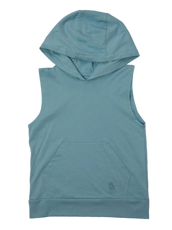 SLEEVELESS PULLOVER HOODIE for wholesale by ETHEL + ROW