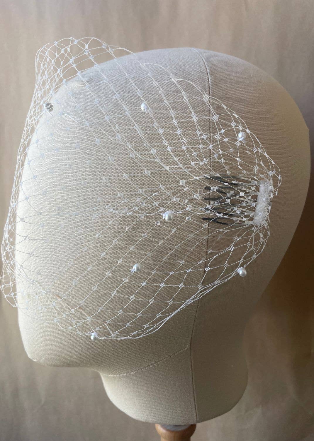 Dove Grey Accessories - Wholesale Veil – Women’s - PHOEBE BIRDCAGE VEIL5