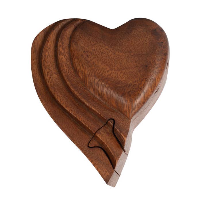 Benjamin International - Wholesale Decorative Box - HEART PUZZLE BOX