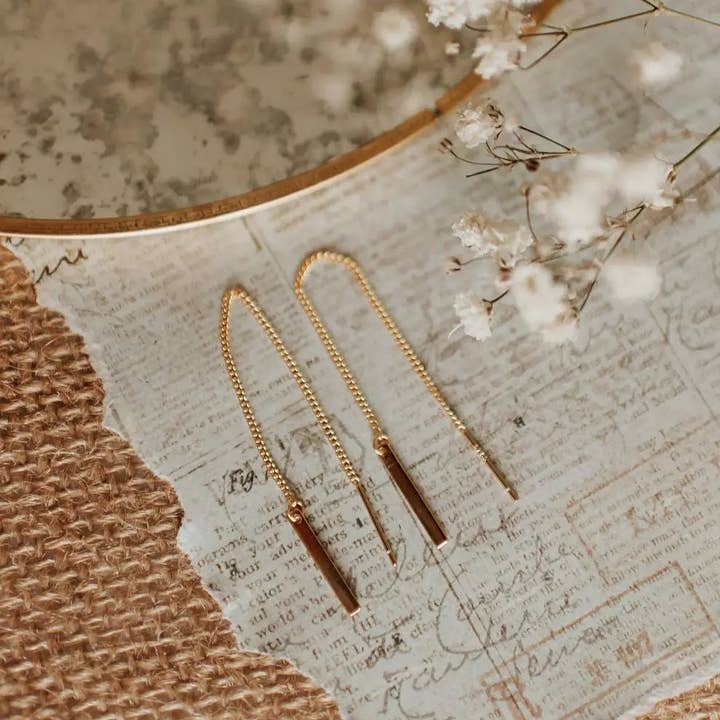 Mauve Jewelry Co. - Wholesale Dangle Earrings - Aria Classic Threaders3