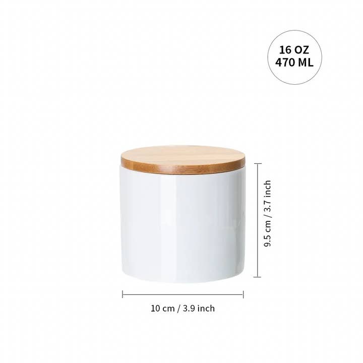 Subli Vinyl Blanks - Wholesale Food Storage Container - Sublimation Ceramic Container
