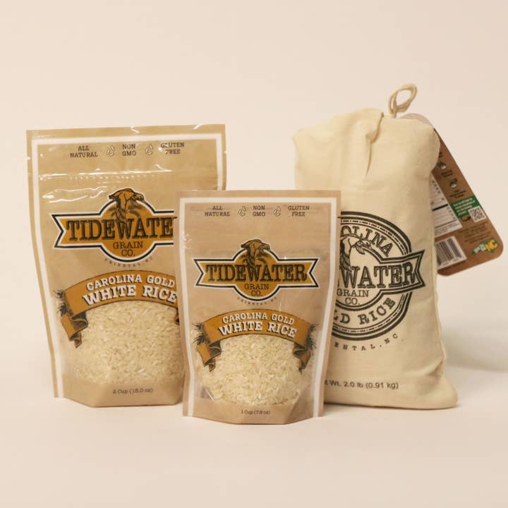 Tidewater Grain Company - Vente Riz - Riz Carolina Gold Heirloom - 1 tasse4
