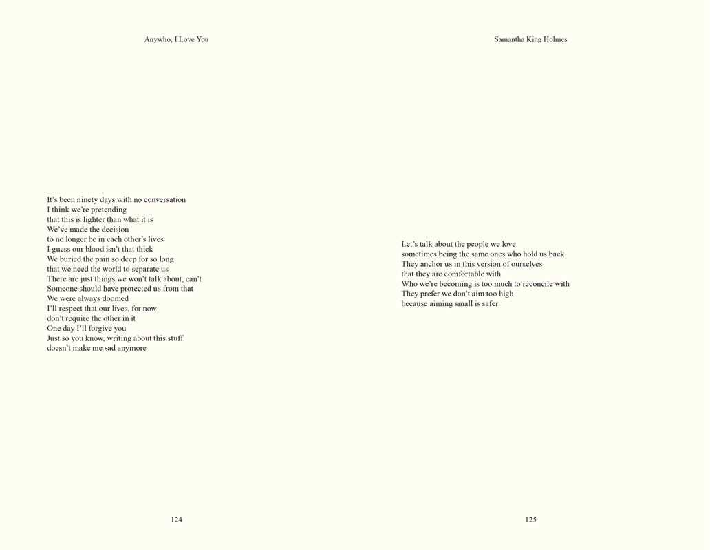 Simon & Schuster - Wholesale Poetry & Drama - Anywho, I Love You by Samantha King Holmes6