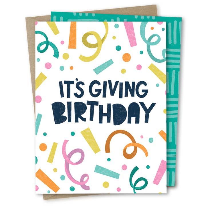 The Noble Paperie – Großhandel Geburtstagskarten – Es ist Geburtstag | Rainbow Confetti LGBTQIA+ Queer Card3