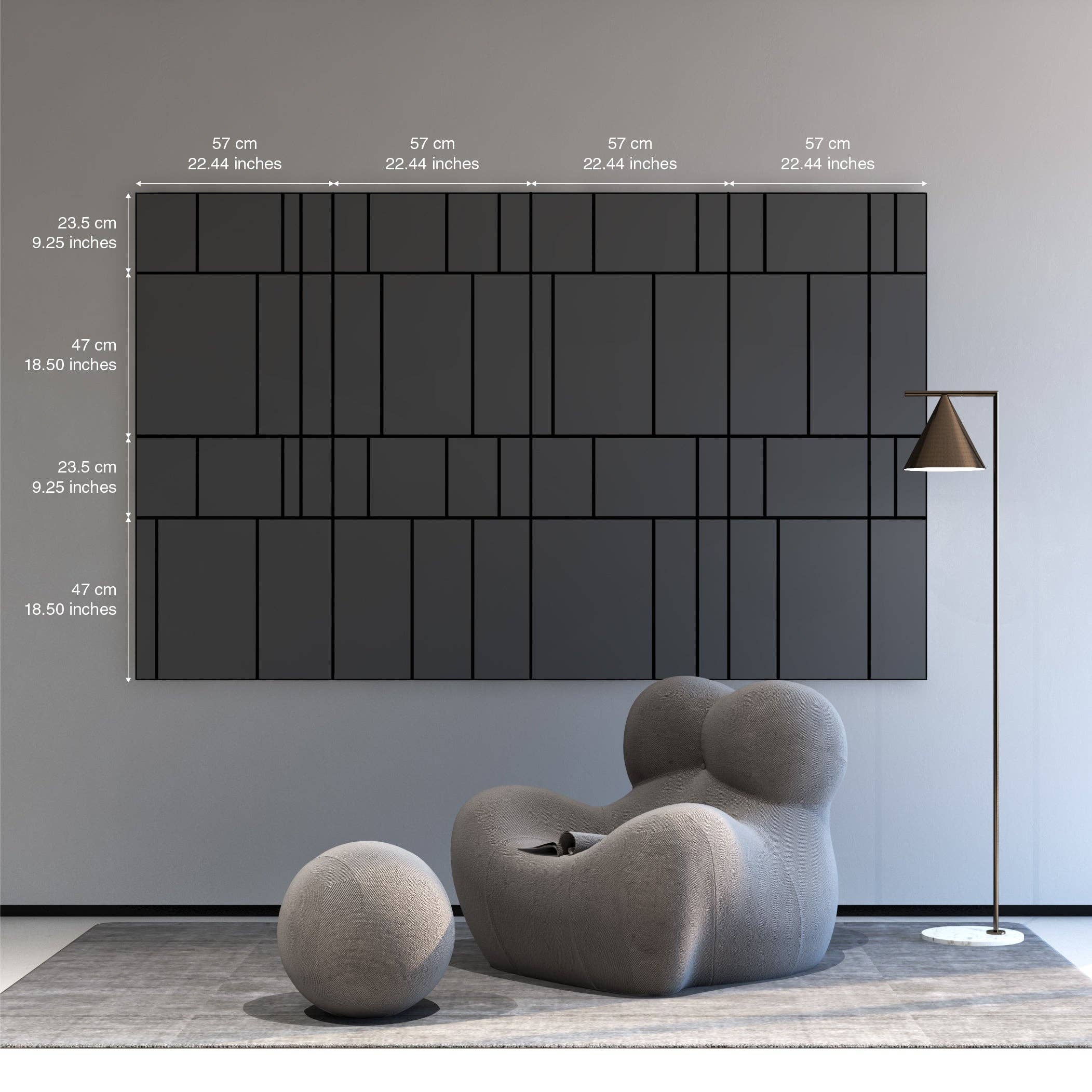 Guipp-Decor - Decoriy - Wholesale Decorative Panel - Dark Grey Modular Panels3