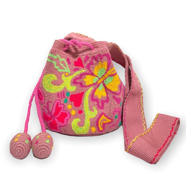 Colorful 4U - Wholesale Crossbody Bag - Women's - Mirabel Encanto Crossbody Bag | Tapestry Embroidery Purse5