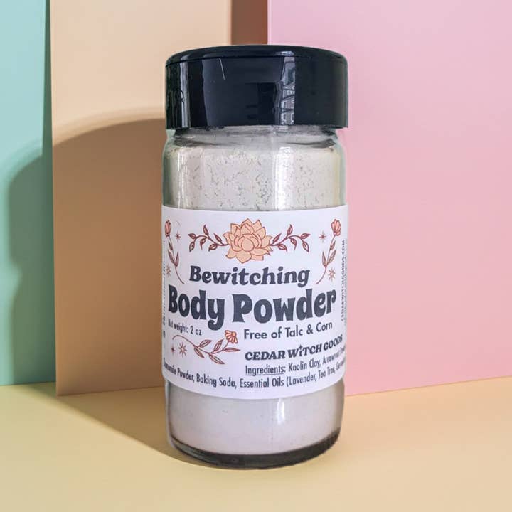 Cedar Witch Goods - Wholesale Body/Talcum Powder - Bewitching Body Powder | Talc Free Powder0
