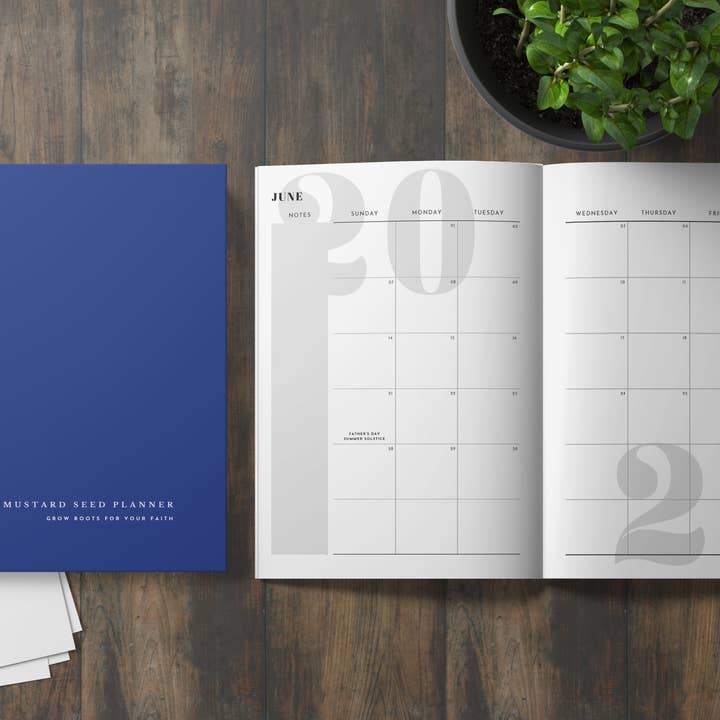 Planificateur de Graines de Moutarde : Faites Pousser des Racines pour Votre Foi-Indigo pour la vente par Mustard Seed Planner