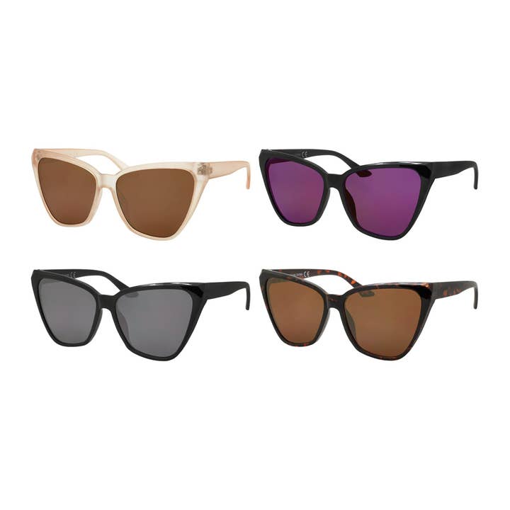 Gafas de sol ojo de gato para mujer, a la moda para venta al por mayor de Shark Eyes, Inc