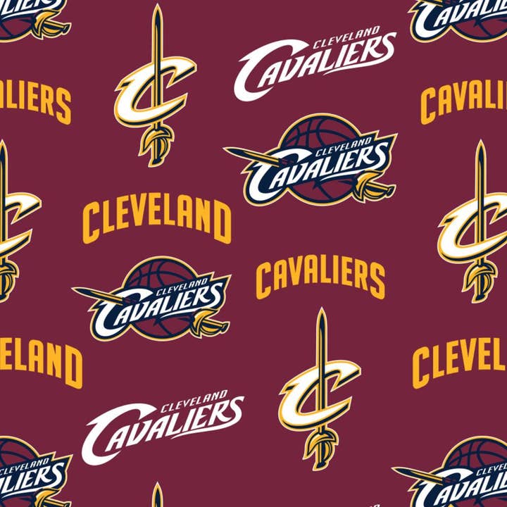 NBA Cleveland Cavaliers Toss - 100% Polyester Fleece for wholesale by Camelot