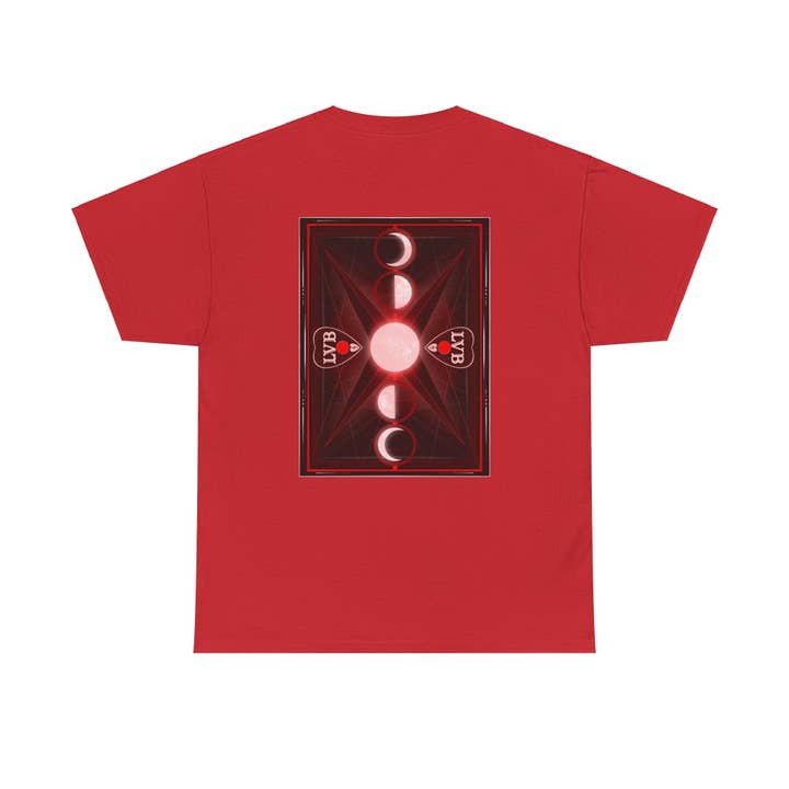 LVB Art - Wholesale T-Shirt (Graphic) - Unisex - Red Riding Hood Tarot (Front & Back Print) Unisex Heavy Cotton Tee16