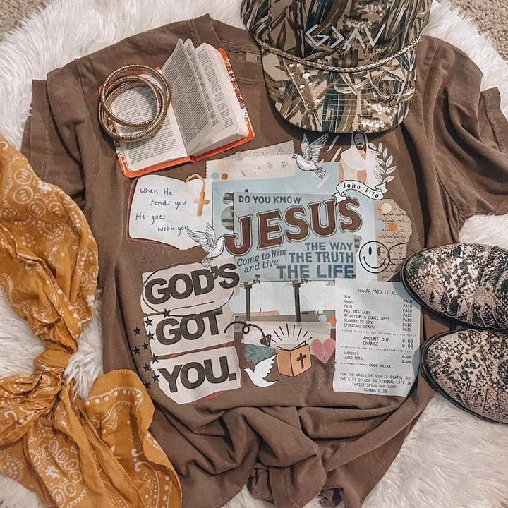 God's Got You for wholesale by Dig Your Roots Boutique