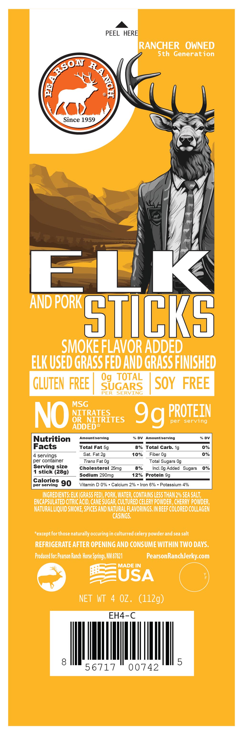 Pearson Ranch Elk & Bison Jerky - Wholesale Jerky - Elk Snack Stick Multi-Pack2