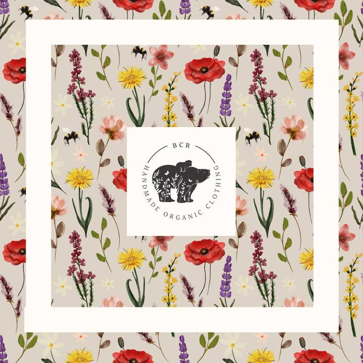 Boho Floral | Nature Inspired | One Metre Challenge | 1m Challenge for wholesale by BCR Handmade Organic Clothing