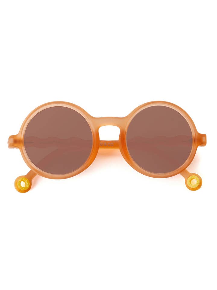 Junior Round Sunglasses Grapefruit Pink 5-10Y for wholesale by Olivio & Co