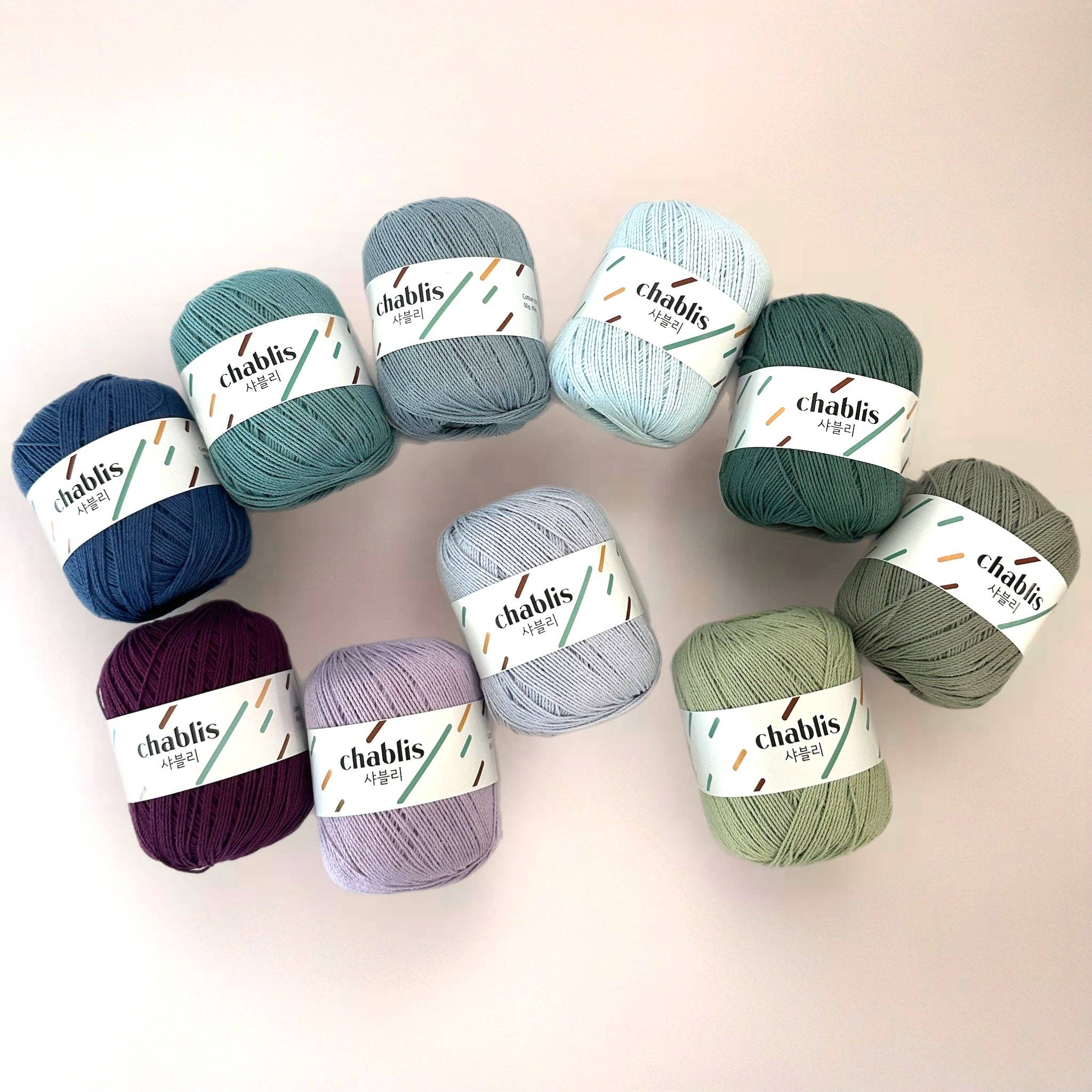 Luv Loop Craft - Wholesale Yarn - 100% Cotton Soft and Durable - Chablis 60g - Best for Crochet2