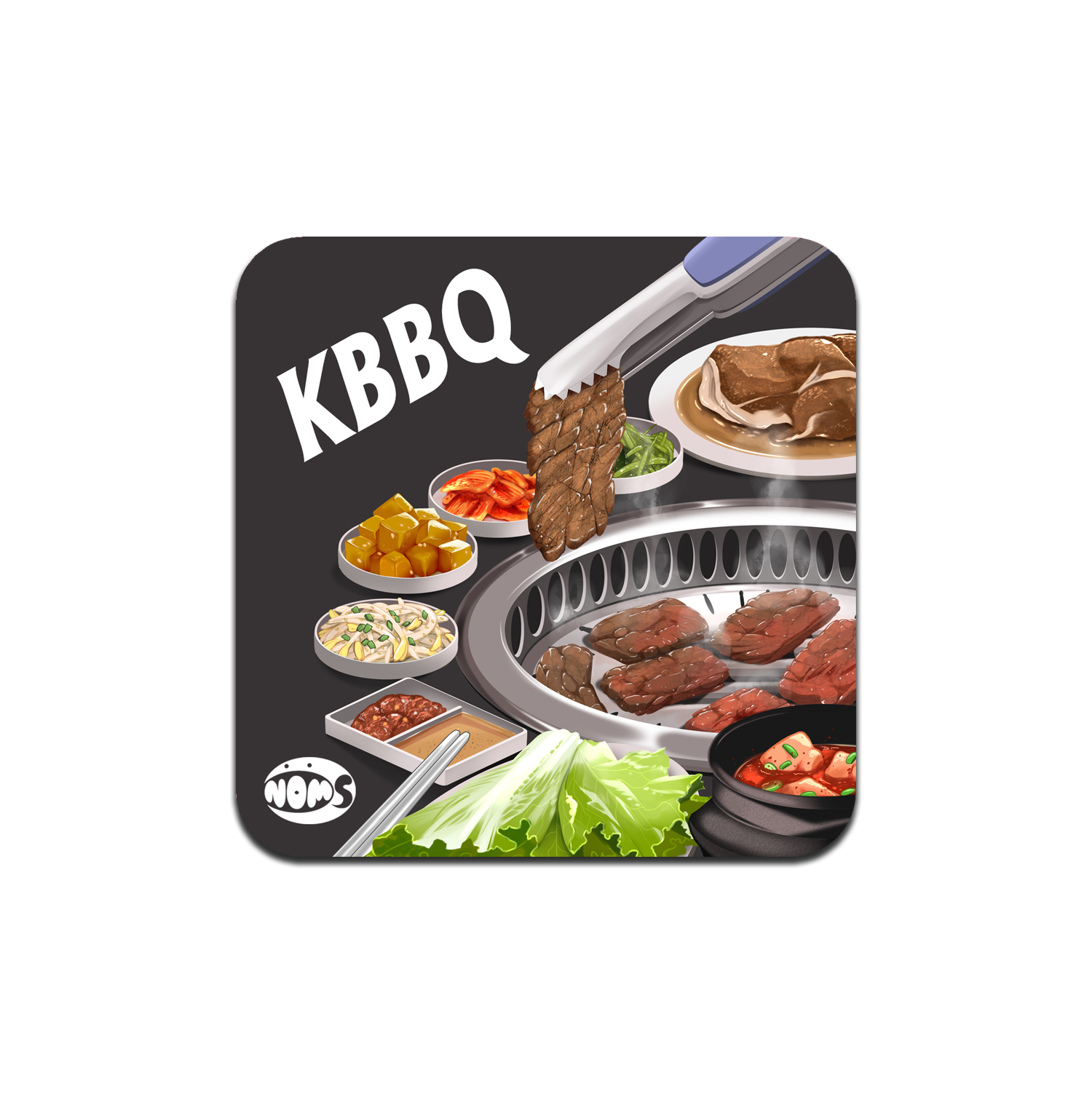 Noms - Wholesale Sticker - Korean BBQ Sticker0
