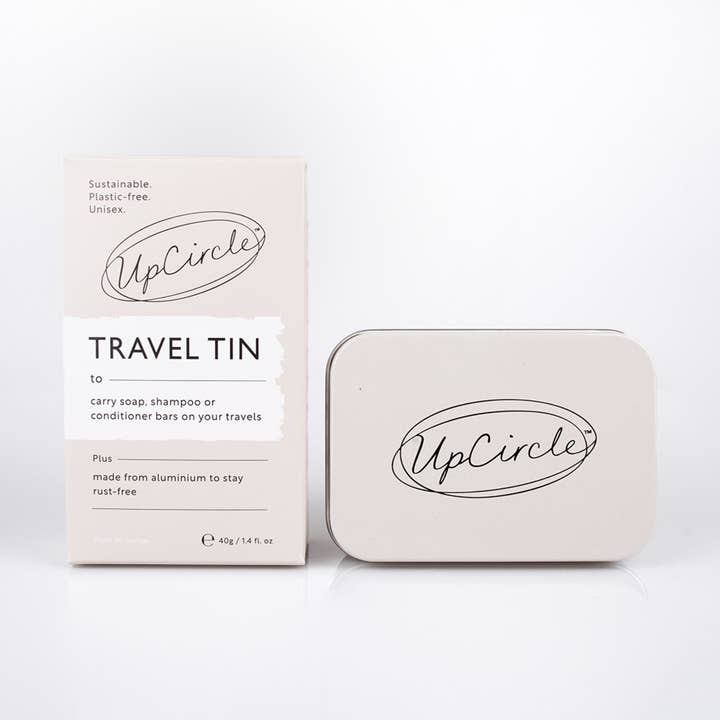 Scatola per sapone da viaggio senza plastica e senza ruggine con vassoio di drenaggio Accessorio regalo per la vendita all'ingrosso da parte di UpCircle Beauty Europe