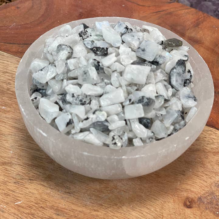 CaNatureLover - Wholesale Spiritual Stone/Crystal - Natural Rainbow Moonstone Chip , Real Rainbow Moonstone chip3