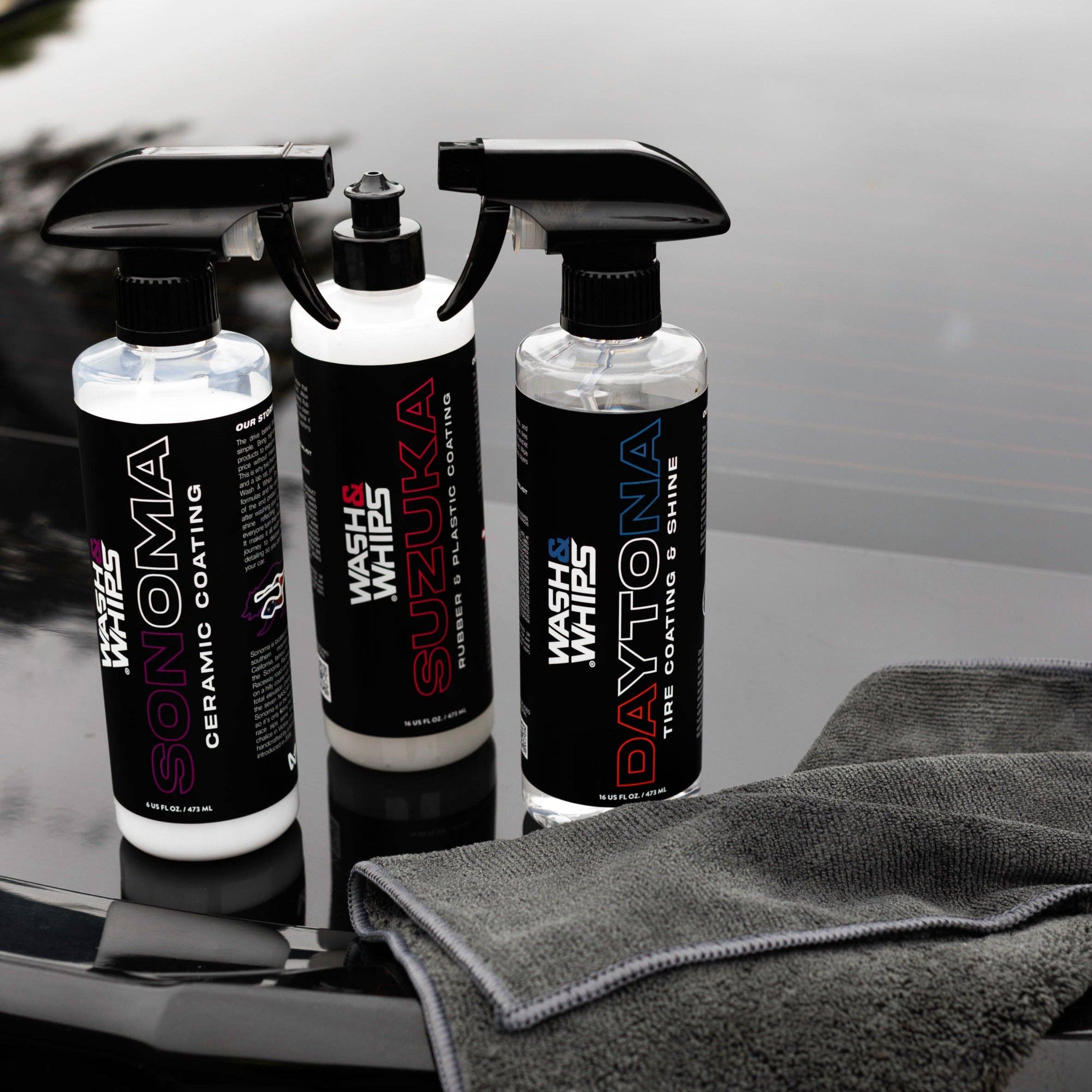 Wash & Whips – wholesale Automotive Cleaning Products – WASH&WHIPS 3-Step Car Care System2