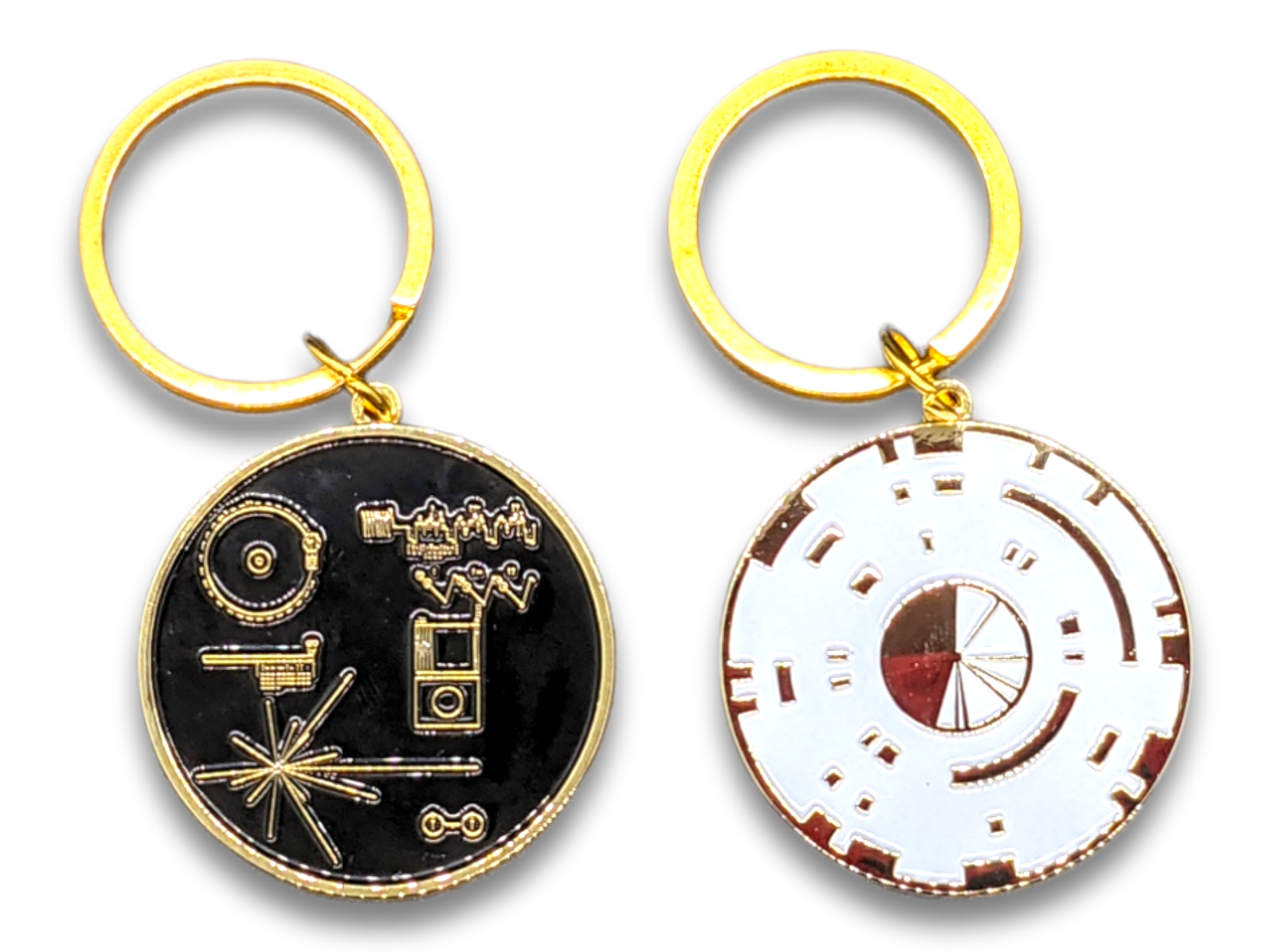 PINtelligentsia - Vendita all'ingrosso Portachiavi - Unisex - Ciondolo portachiavi bifacciale della NASA Voyager & Perseverance!0