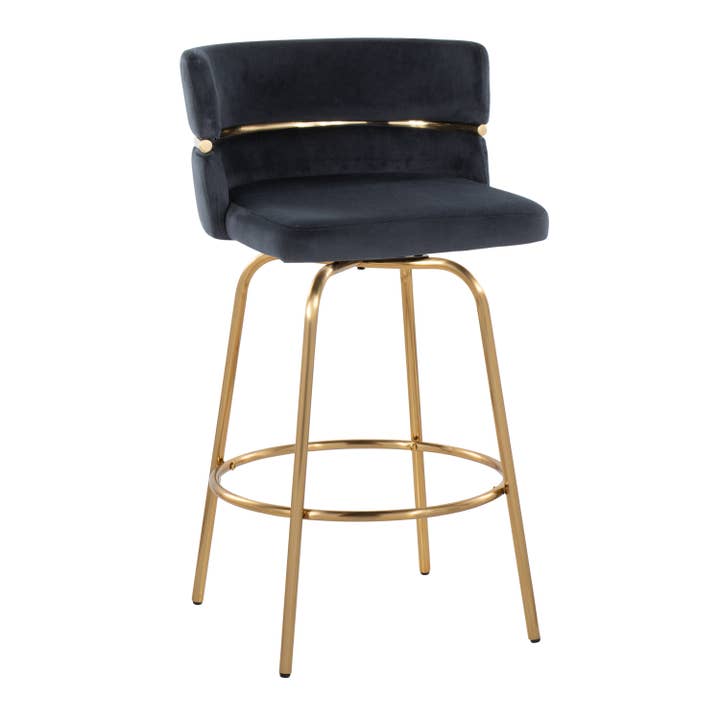 LumiSource and Grandview Gallery - Wholesale Stool - Cinch Claire 26" Fixed-Height Counter Stool - Set of 21