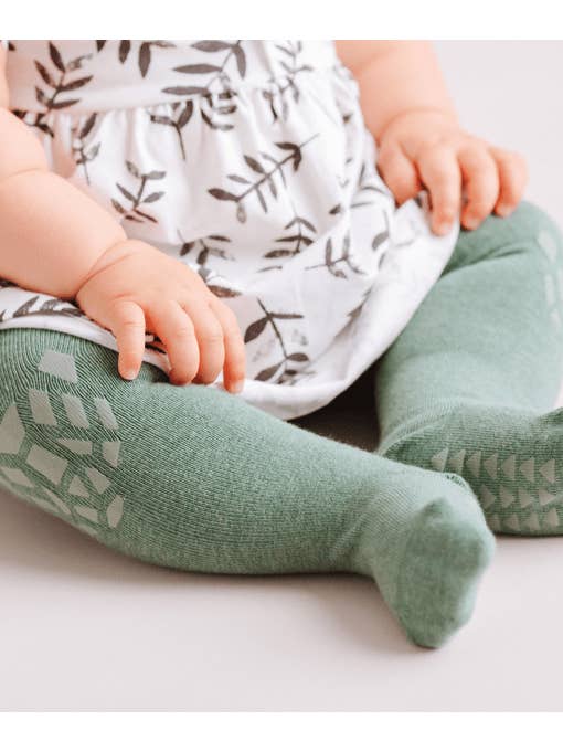 Olie the Curious - Wholesale Socks - Kids - Green Forest Tales Crawling Tight2