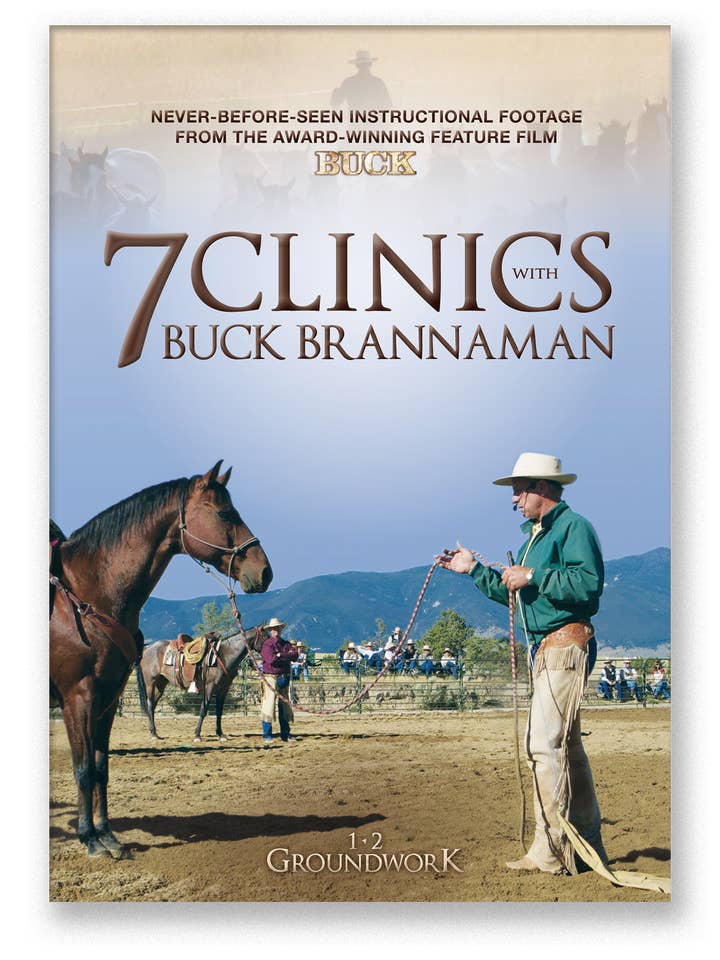 7 Clinics with Buck Brannaman: Videos 1 & 2 (DVD or Streaming Video) for wholesale by Trafalgar Square Books