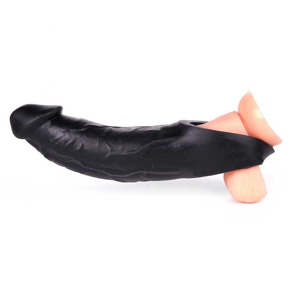 Lynk Pleasure - Wholesale Sex Toy - 9 Inch Silicone Penis Sleeve Extender for Length & Girth4
