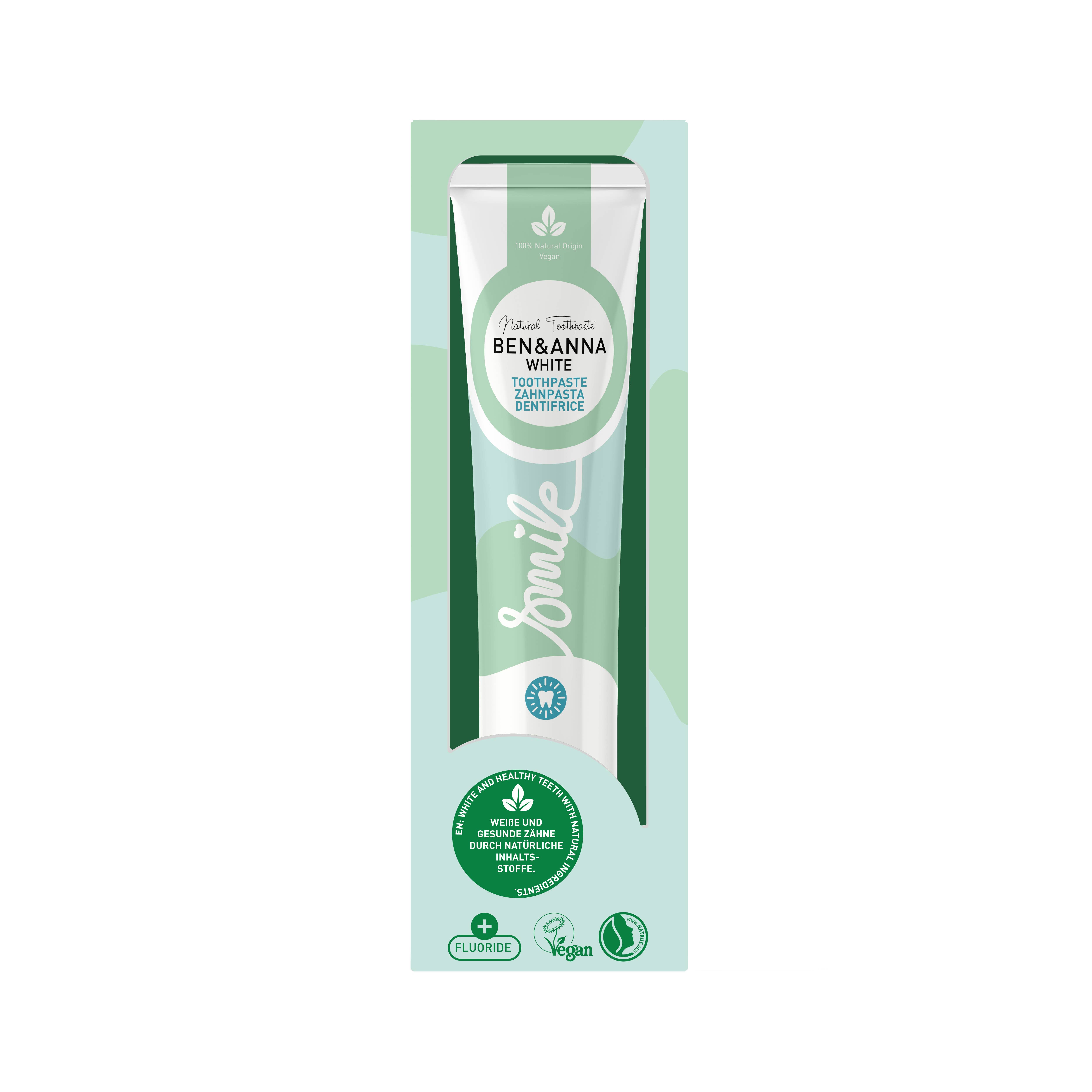 Ben & Anna – wholesale Toothpaste – Toothpaste Tube-White