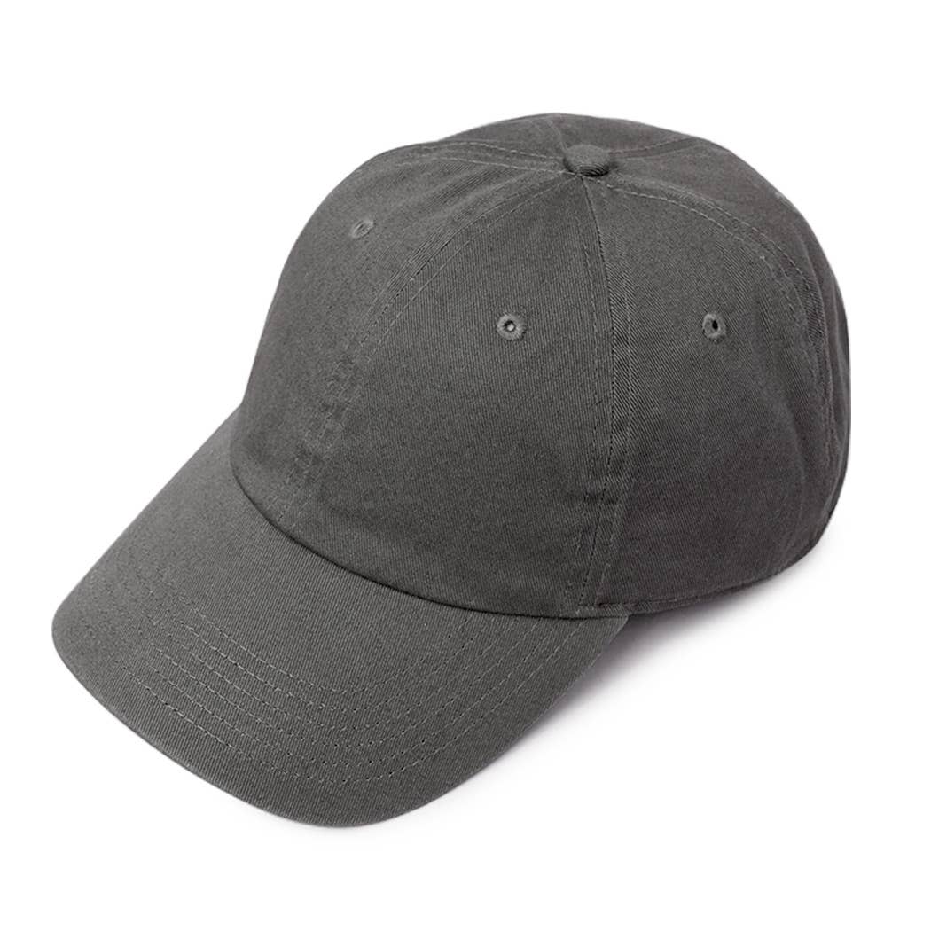 Fashion City - Wholesale Baseball Cap - Unisex - Plain Solid Stone Washed Adjustable Dad Cap1