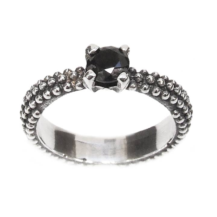 DIGITALE KLEINE SOLITAIRE RING voor wholesale door Quinto Ego