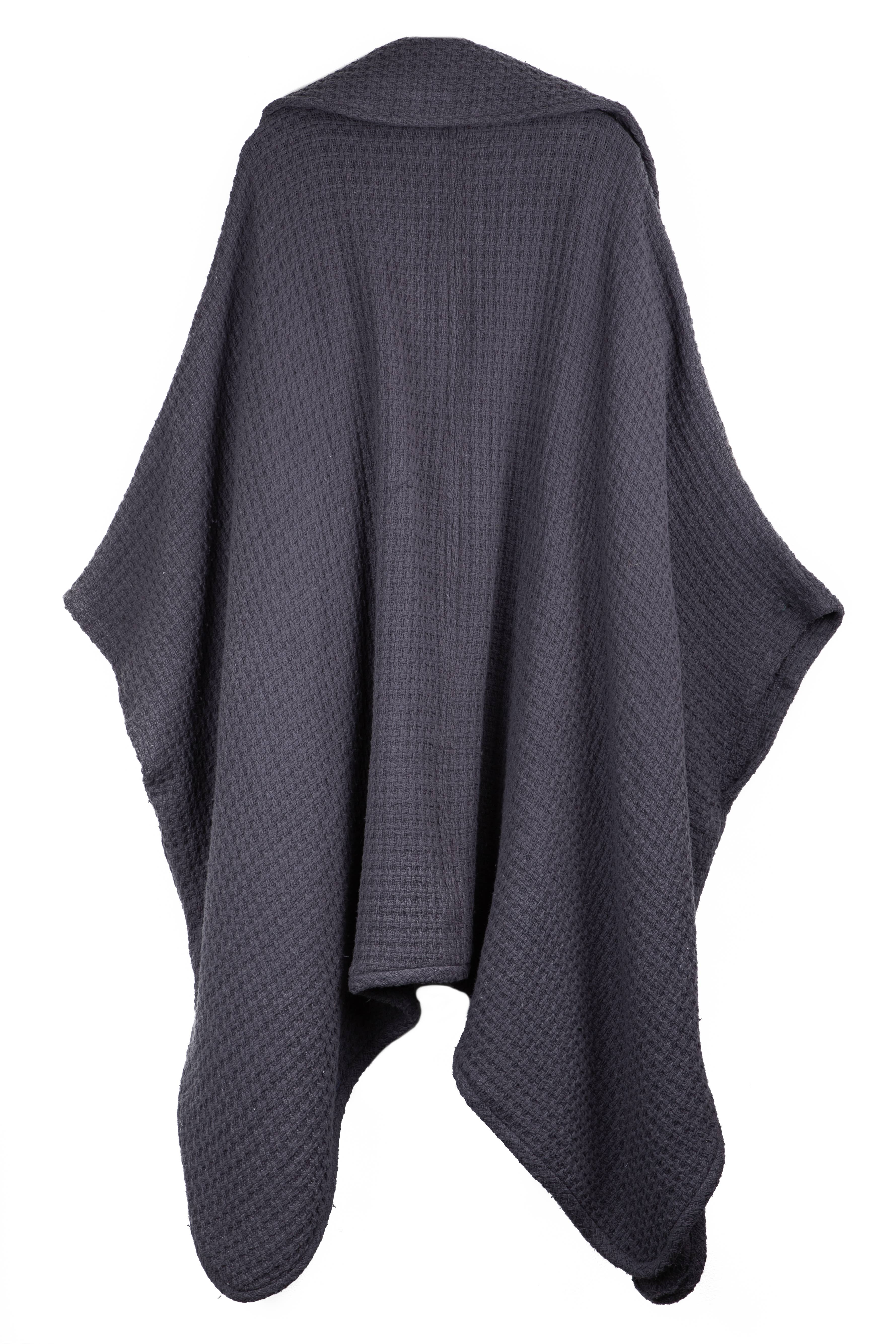 SAACHI - Wholesale Kimono - Women's - Comfy Oversized Waffle Knit Collared Jacket13