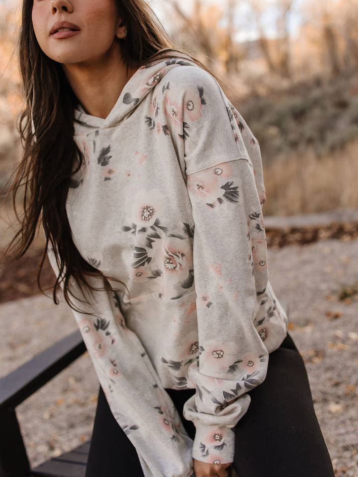 Ampersand Avenue - Wholesale Hoodie - Women's - University Hoodie - Petals & Pearls